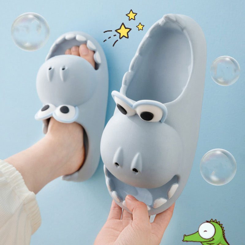 BTN Kids Dinosaur Slippers – Cute EVA Summer Sandals for Baby, Kids & Family - Baby Time Now