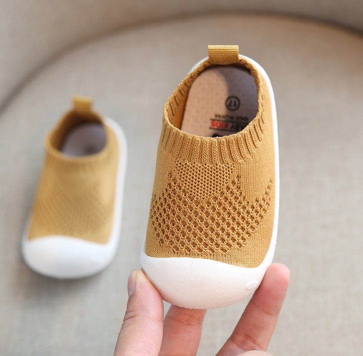 BTN Toddler Shoes – Soft Cotton Unisex Shoes for Boys & Girls | Sizes 14–23 - Baby Time Now