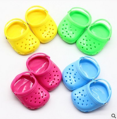 BTN Doll Beach Slippers – Colorful, Lightweight Doll Accessories for Kids' Imaginative Play - Baby Time Now