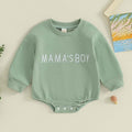 Baby Jumpsuit Winter Romper Letter Print Baby Bodysuit