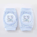 Children’s Breathable Mesh Knee Pads – Crawling & Walking Safety Elbow Pads, Cute Animal Designs (14×10cm, Ages 0–4)