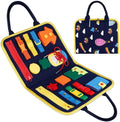 BTN Busy Book – Montessori Sensory Learning Toy for Toddlers & Preschool Kids - Baby Time Now