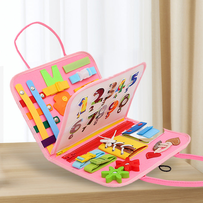 BTN Felt Learning Board – Portable Montessori-Inspired Educational Toy for Kids Ages 4–6 - Baby Time Now