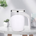 BTN Self-Stirring Coffee Cup – Rechargeable Magnetic Mixer Mug for Home & Office (400ml) - Baby Time Now