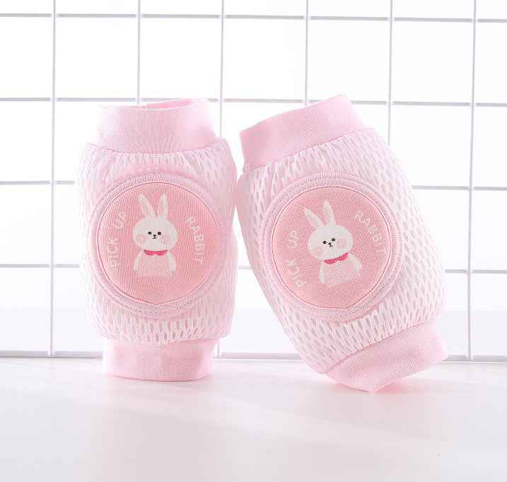 Children’s Breathable Mesh Knee Pads – Crawling & Walking Safety Elbow Pads, Cute Animal Designs (14×10cm, Ages 0–4)