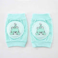 Children’s Breathable Mesh Knee Pads – Crawling & Walking Safety Elbow Pads, Cute Animal Designs (14×10cm, Ages 0–4)
