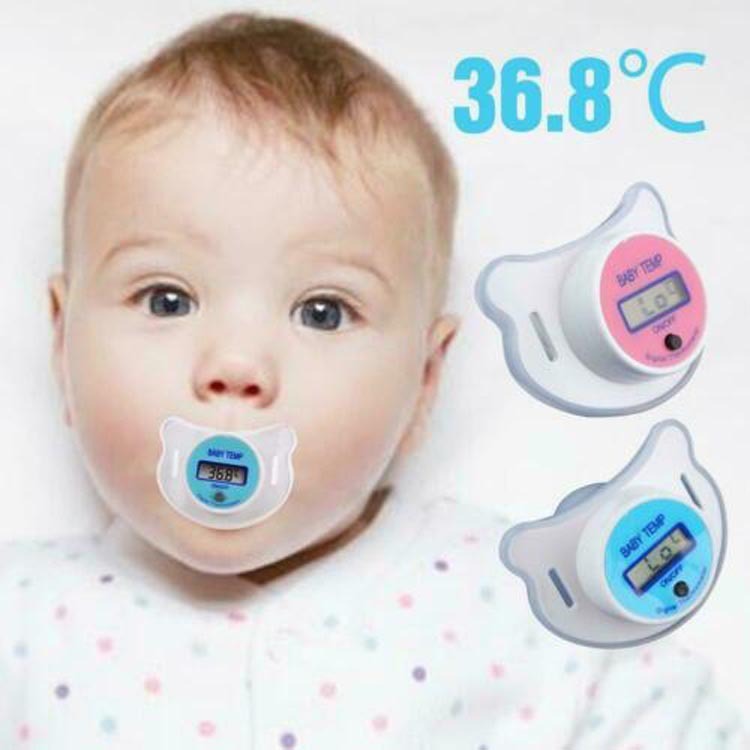 Baby pacifier digital thermometer - Baby Time Now
