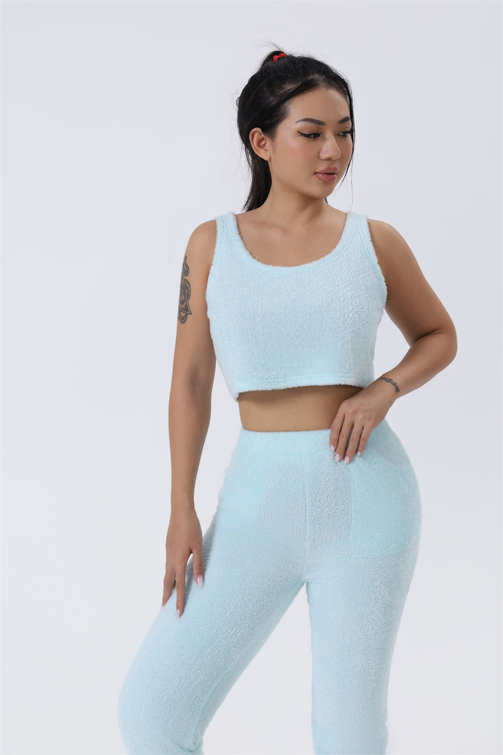 BTN Cozy Pajama Set – 3-Piece Lounge & Winter Loungewear for Women - Baby Time Now