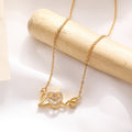 BTN Titanium Steel Love Necklace – Women’s Fashion Jewelry Gift for Valentine’s Day - Baby Time Now