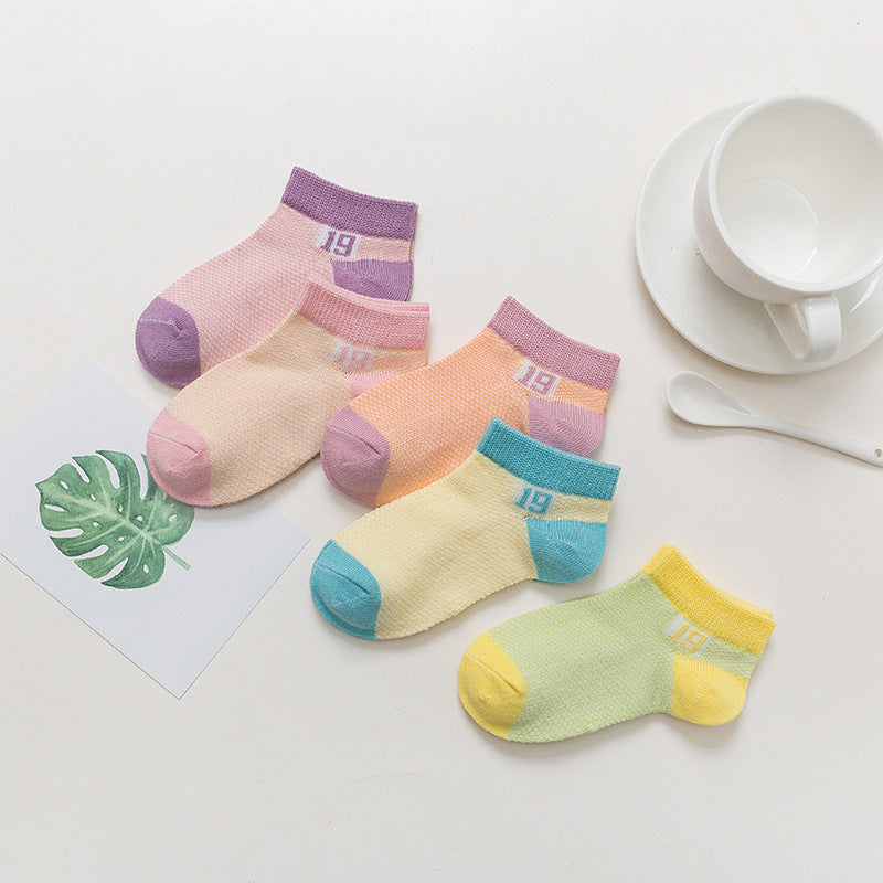 Cotton breathable male and female baby socks - Baby Time Now