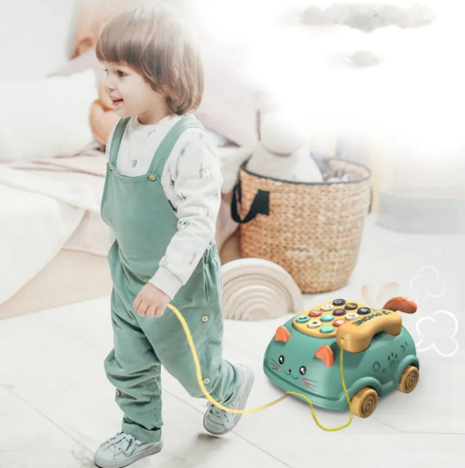 Cat-Themed Baby Mobile Phone Toy - Baby Time Now