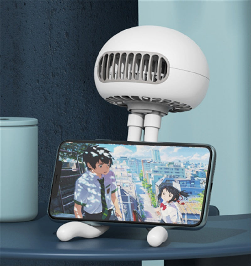 BTN Jellyfish Octopus Baby Stroller Fan – Portable Electric Fan with Flexible Stand - Baby Time Now