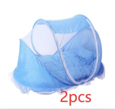 BTN Foldable Baby Bed Net with Pillow – Portable 2 Piece Set for Infant Comfort - Baby Time Now