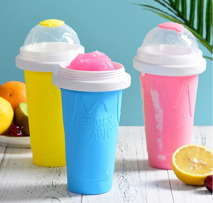 BTN Quick-Freeze Smoothie Cup – Make Slushies & Milkshakes in Seconds, BPA-Free Silicone - Baby Time Now