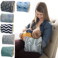 BTN Nursing Arm Pillow – Adjustable Cotton Breastfeeding Cushion for Moms, Dads & Travel Ease - Baby Time Now