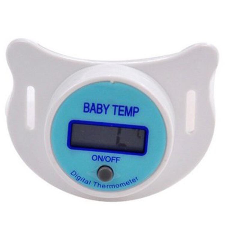Baby pacifier digital thermometer - Baby Time Now