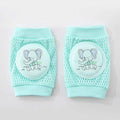 Children’s Breathable Mesh Knee Pads – Crawling & Walking Safety Elbow Pads, Cute Animal Designs (14×10cm, Ages 0–4)