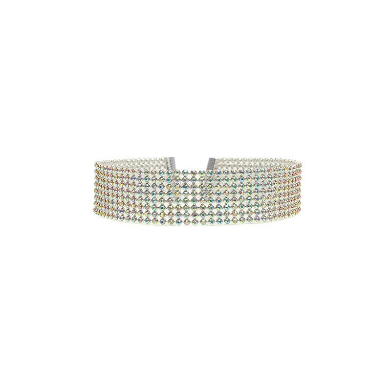 BTN Crystal Rhinestone Choker Necklace – Women’s Wedding & Party Jewelry - Baby Time Now