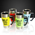 BTN Automatic Stirring Coffee Mug – Self-Stirring Stainless Steel Cup for Moms & Dads On-the-Go - Baby Time Now