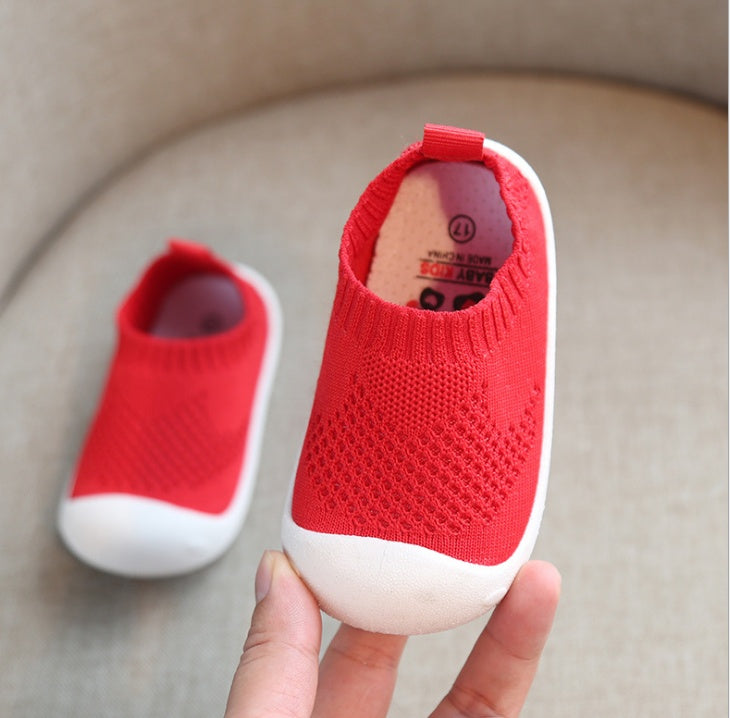 BTN Toddler Shoes – Soft Cotton Unisex Shoes for Boys & Girls | Sizes 14–23 - Baby Time Now