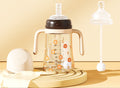 BTN Newborn Baby Dual-Use Straw Drinking Cup – Anti-Choking Learning Sippy Cup - Baby Time Now