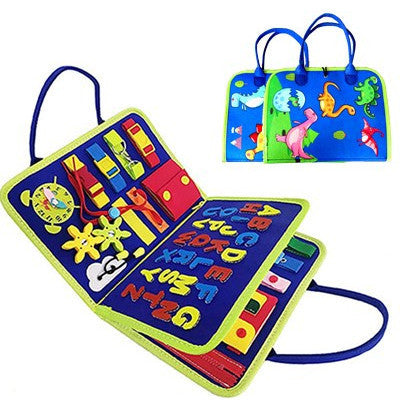 BTN Busy Book – Montessori Sensory Learning Toy for Toddlers & Preschool Kids - Baby Time Now