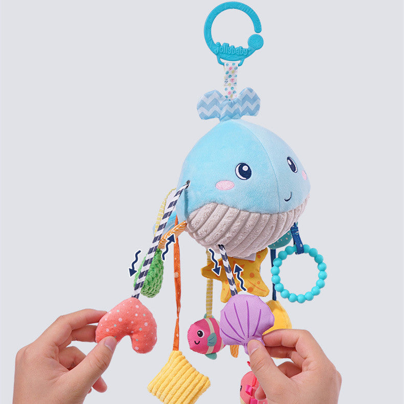 BTN Chouchoule Baby Car Hanging Toys – Soft Fabric Activity Toy for Infants 0–2 Years - Baby Time Now