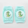Children’s Breathable Mesh Knee Pads – Crawling & Walking Safety Elbow Pads, Cute Animal Designs (14×10cm, Ages 0–4)