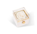 BTN Rotating Rose Jewelry Box – Elegant Acrylic Gift Box for Rings & Earrings - Baby Time Now
