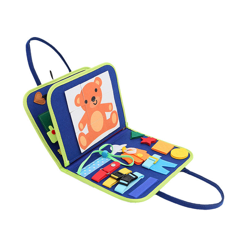 BTN Felt Learning Board – Portable Montessori-Inspired Educational Toy for Kids Ages 4–6 - Baby Time Now
