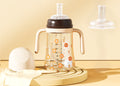 BTN Newborn Baby Dual-Use Straw Drinking Cup – Anti-Choking Learning Sippy Cup - Baby Time Now