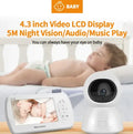Baby Monitor 4.3 Inch 1080P - Baby Time Now
