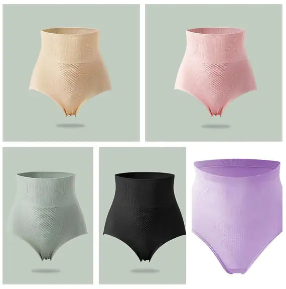 Women's Postpartum Body Shaping Waistband Shaping Hip Lifting Cotton Crotch Shorts - Baby Time Now