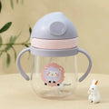BTN Summer Baby Straw Cup – 300ml Toddler Training Cup with Handle for Ages 2+ - Baby Time Now