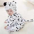 Baby Jumpsuit Newborn Flannel Animal Romper - Baby Time Now