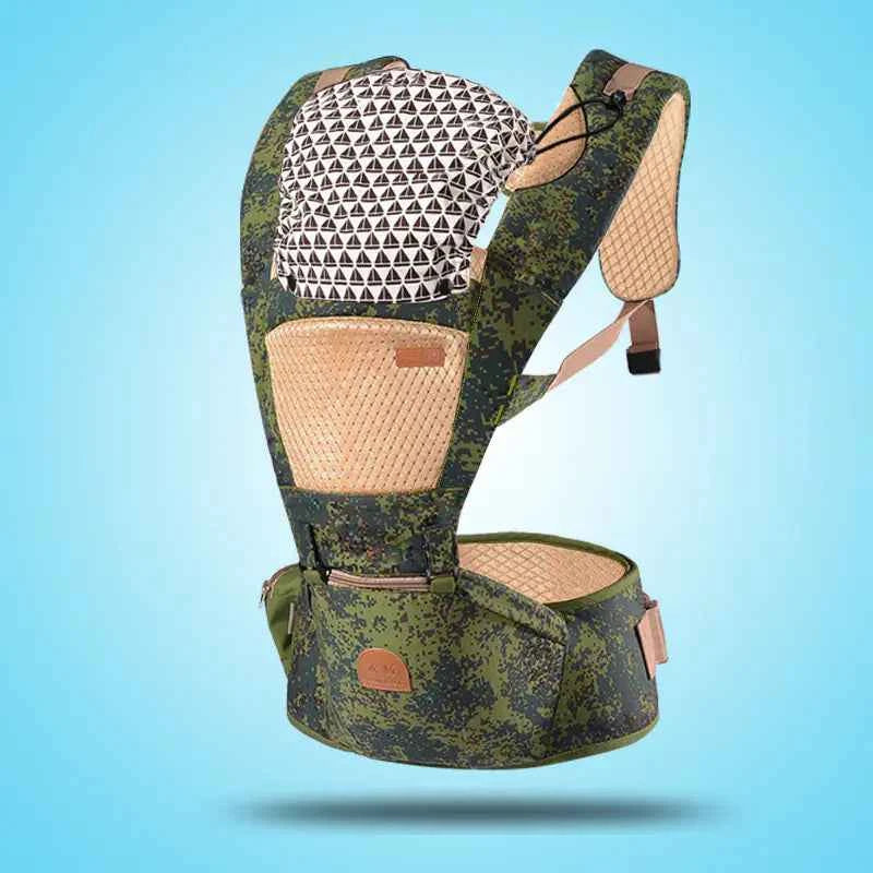 Multifunctional Baby Backpack Carrier with Waist Stool – Ergonomic, Lightweight, and Stylish (0.7kg, Available in 5 Colors)