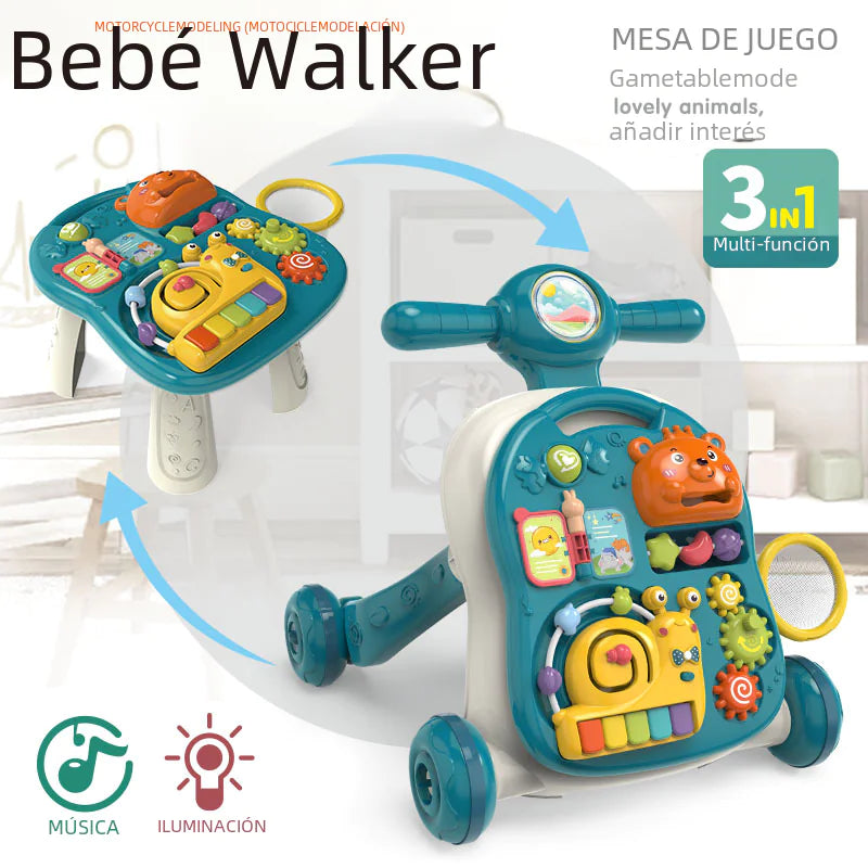 BTN Multifunctional Baby Walker with Music – Learning Toy for 0–3 Years - Baby Time Now