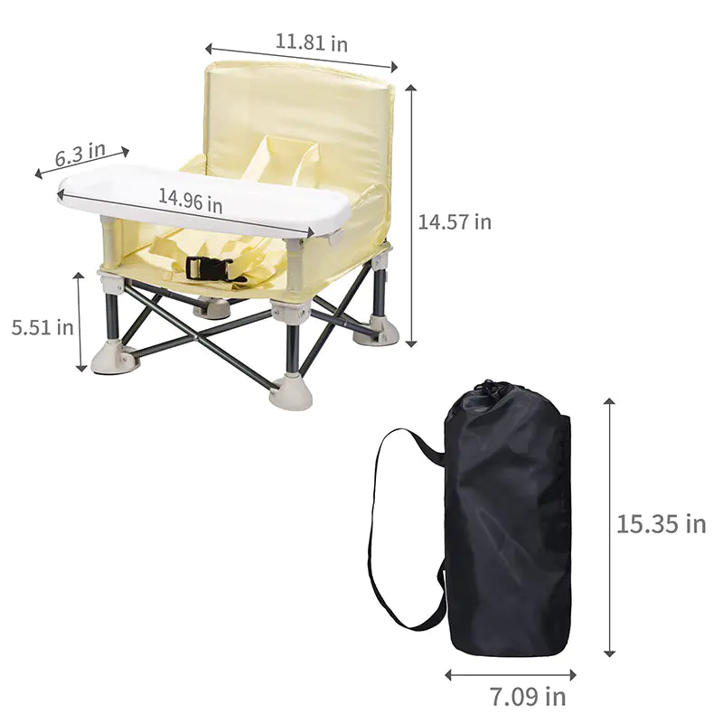 Compact Folding Baby Dining Chair - Baby Time Now