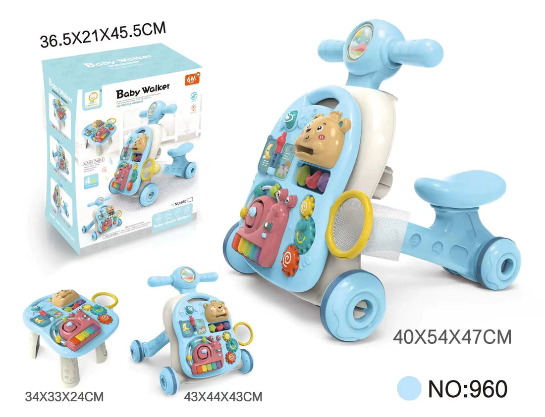 BTN Multifunctional Baby Walker with Music – Learning Toy for 0–3 Years - Baby Time Now