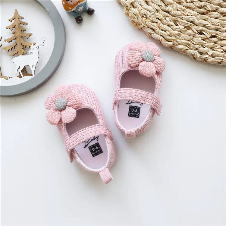 Woolen Princess Shoes for Baby Girls - Baby Time Now