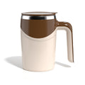 BTN Self-Stirring Coffee Cup – Rechargeable Magnetic Mixer Mug for Home & Office (400ml) - Baby Time Now