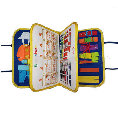 BTN Busy Book – Montessori Sensory Learning Toy for Toddlers & Preschool Kids - Baby Time Now