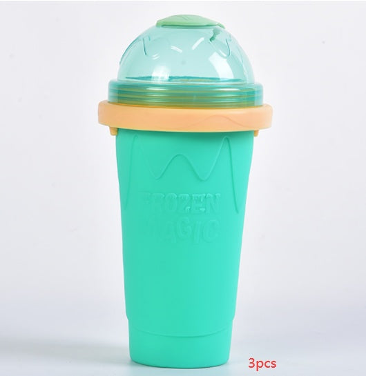 BTN Quick-Freeze Smoothie Cup – Make Slushies & Milkshakes in Seconds, BPA-Free Silicone - Baby Time Now