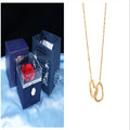 BTN Rotating Rose Jewelry Gift Box – Preserved Flower & Drawer for Rings & Earrings - Baby Time Now