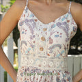 BTN Sleeveless Floral Suspender Dress – Lightweight Summer Style for Women, M–XXL - Baby Time Now