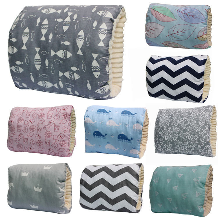 BTN Nursing Arm Pillow – Adjustable Cotton Breastfeeding Cushion for Moms, Dads & Travel Ease - Baby Time Now