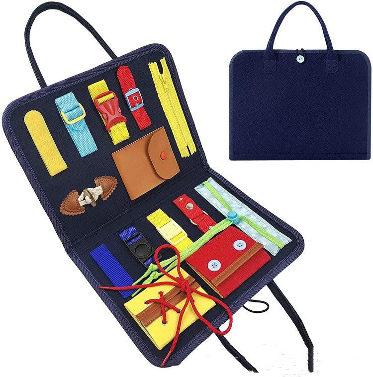 BTN Busy Book – Montessori Sensory Learning Toy for Toddlers & Preschool Kids - Baby Time Now