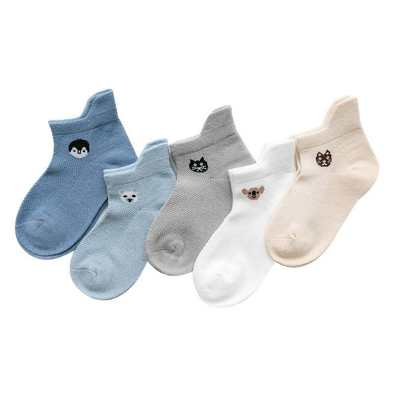 Cotton breathable male and female baby socks - Baby Time Now
