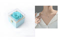 BTN Rotating Rose Jewelry Box – Elegant Acrylic Gift Box for Rings & Earrings - Baby Time Now
