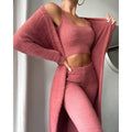 BTN Cozy Pajama Set – 3-Piece Lounge & Winter Loungewear for Women - Baby Time Now